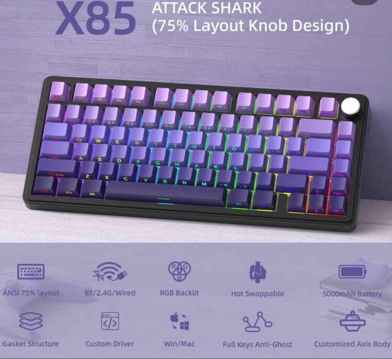 Attack Shark x85 pro