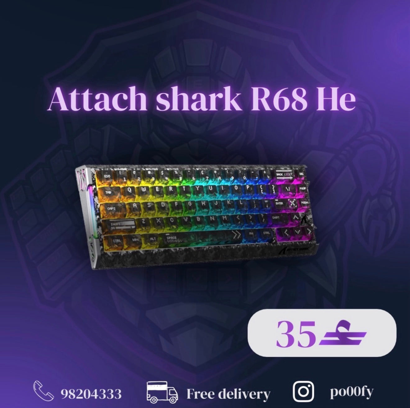 Attack Shark R68 He